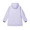 Fila Original Comfortable Mid-Length Hooded Down Jacket Women Outerwear Light-Purple F11W449909FPR