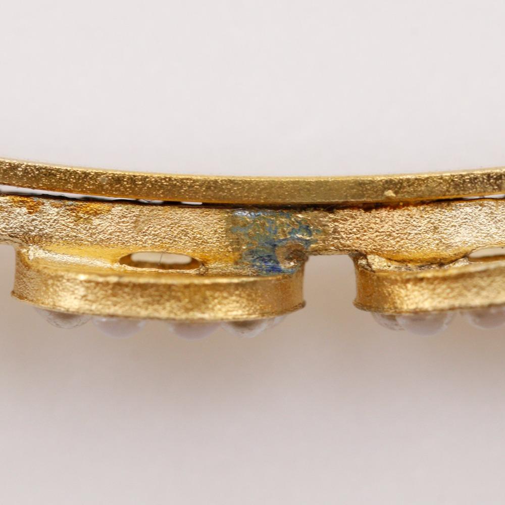 Chanel COCO повязка на голову Другие аксессуары 01A Позолота/Искусственный жемчуг Женщины Б/у