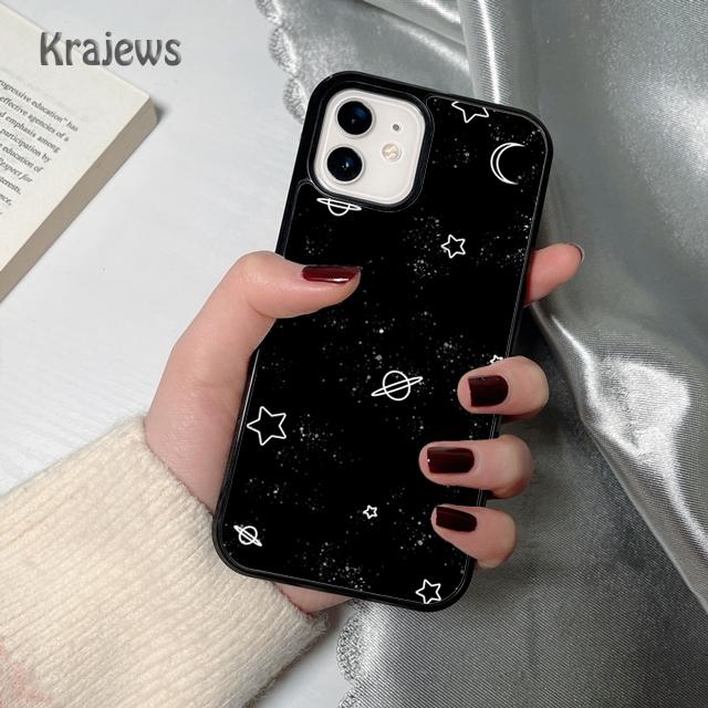 Эстетичный Космический Звезды Планета Чехол для Телефона Обложка Для iPhone 17 Air 16 15 14 plus 12 13 pro max coque Оболочка Fundas