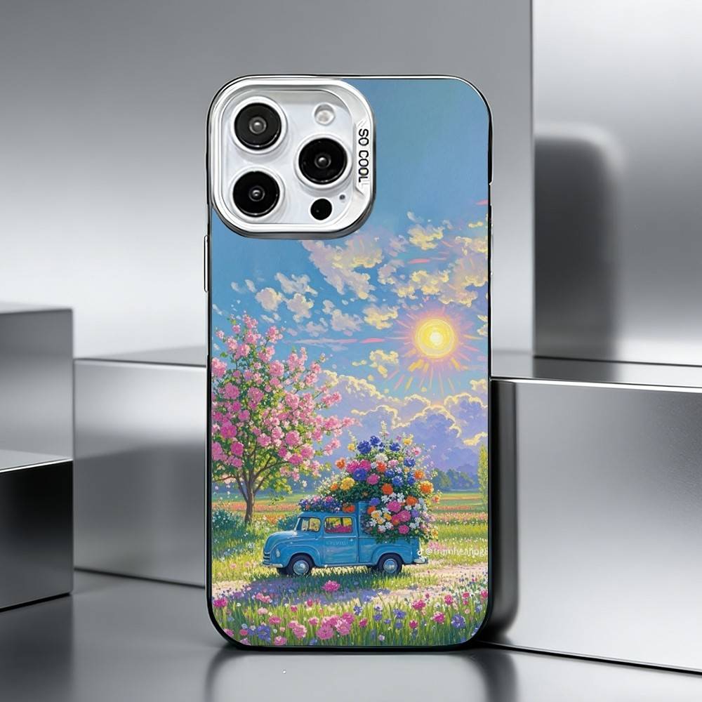 C-Cars and Distances   Phone Case For iPhone 17,16,15,14,13,12,11 Plus,Pro Max,XS,Colored silver phone case
