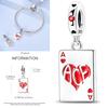 Charms Plata De Ley 925 Devil's Eye Infinity Eternal Symbol Dragonfly Positioning Buckle Charms Fit Women DIY Jewelry