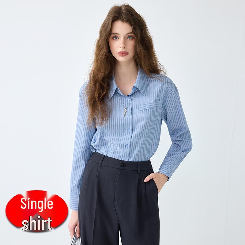 Женский повседневный костюм высокого класса: Осенний профессиональный стиль с темпераментом, включает куртку и брюки палаццо