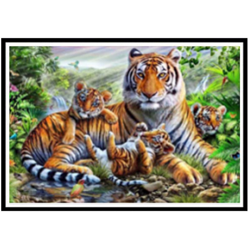 5D Diamond Painting Diy Beauty Animal Pattern Full Diamond Handmade Diamond Embroidery Mosaic Home Living Room Decoration Gift