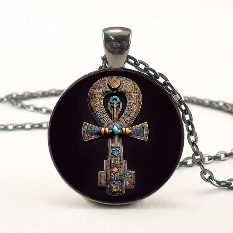 Египетская богиня Исида колье ожерелье Древний Египет Бог воротник ожерелья для женщин и мужчин модные шейные воротники серебряная цепочка