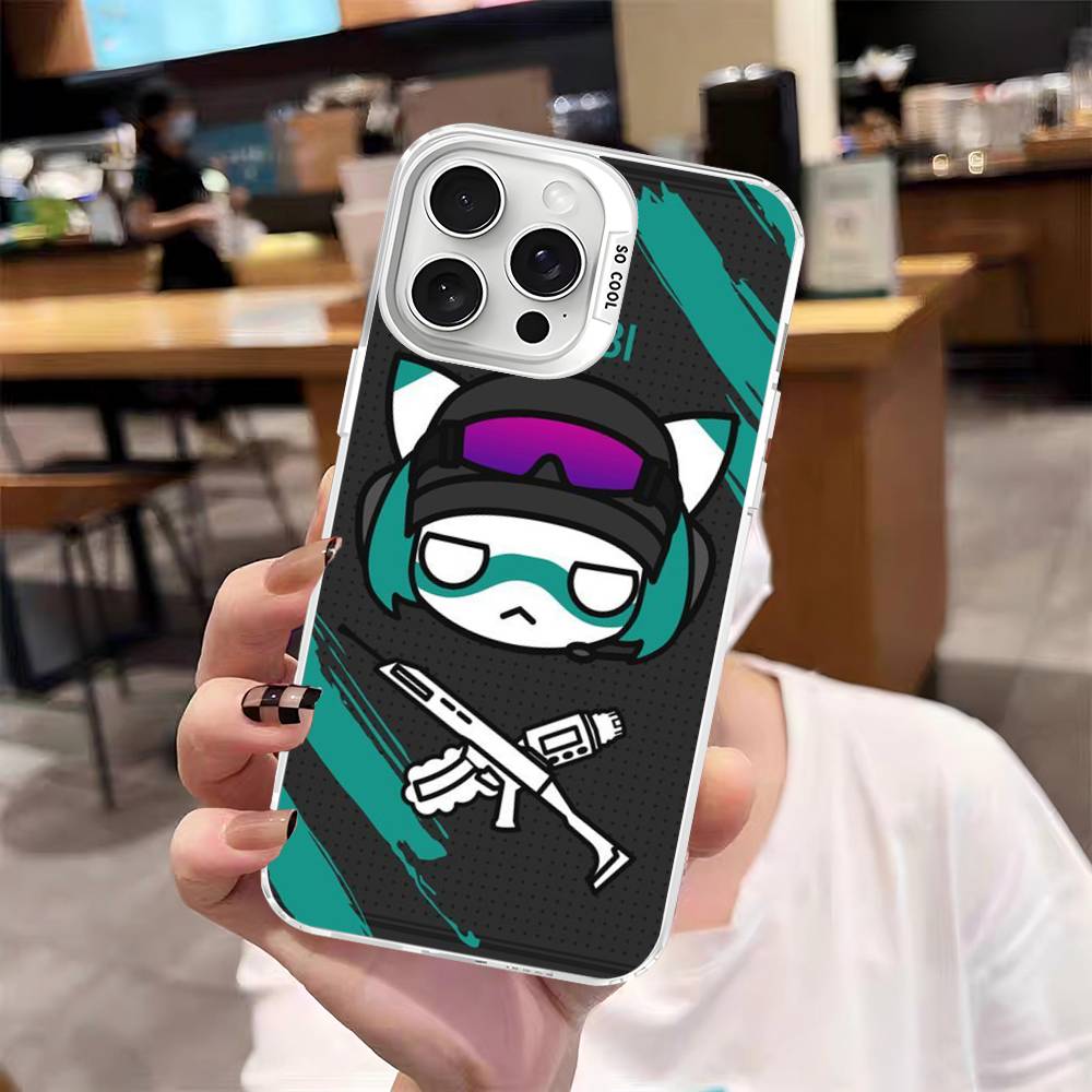Game R-Rainbow S-Siege S-Six Phone Case For IPhone 17 16 15 14 13 Pro 12 11 Pro Max PLUS Color Back Cover