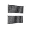 55111302AA Cabin Filter For Jeep Wrangler III (JK) 2.8 CRD/3.6 V6/3.8 Model 2007-2010 2011 2012 2013 2014-2019 55111302AA