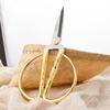 Gold Durable Craft Fabric Short Cutter Sewing Tool Household Shears Scissors Tailor Scissor