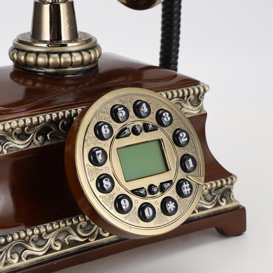 MS-613A Многофункциональный классический ретро домашний телефон с подсветкой и дисплеем FSK/DTMF