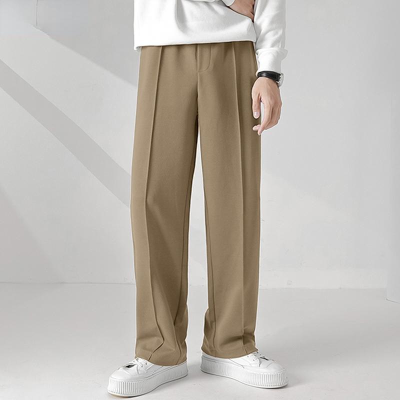 Летние мужские свободные длинные брюки однотонные уличные повседневные свободные брюки макси больших размеров