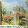 Weather Resistant Window Bird Feeders See Through Window Bird Feeder Outdoor Birdhouse Box  Balcony