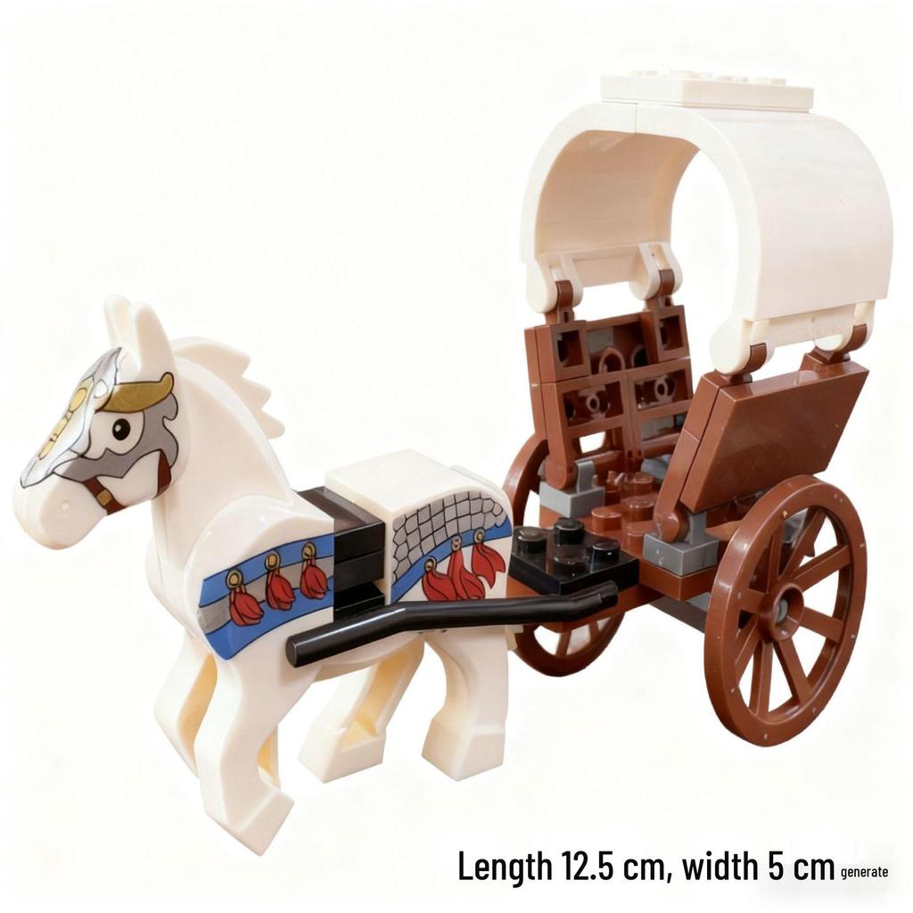 Образовательный конструктор LEGO-совместимый Военная колесница Эпохи Трёх царств