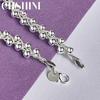 CHSHINE Fine 925 Sterling Silver Geometry Bracelet for Women Wedding Bead Chain Fashion Jewelry