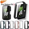 Защитный чехол для смарт-часов Samsung Galaxy Fit 3 SM-R390, чехол для ПК с закаленным стеклом, устойчивый к падениям и царапинам