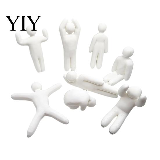 Hand Painted Character Statues 8Pcs Paintable Chameleon Ornaments, 3D Printed Figures with Multiple Poses for Desktop Ornaments DIY Decoration,