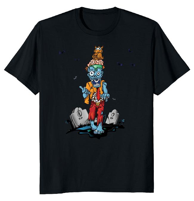 Футболка унисекс Zombies Love Brains Halloween