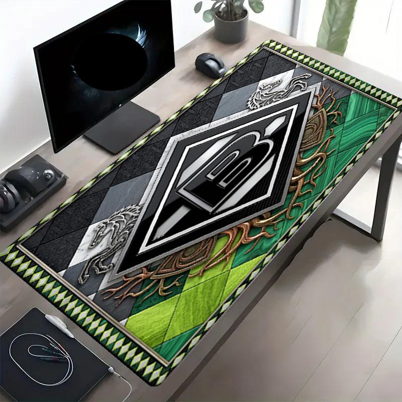 Borussia Monchengladbach Print Mouse Pad, Anti‑Slip Desktop keyboard Mat, for PC Laptop Gaming Working Daily Use, Cool Festival Surprise Gift
