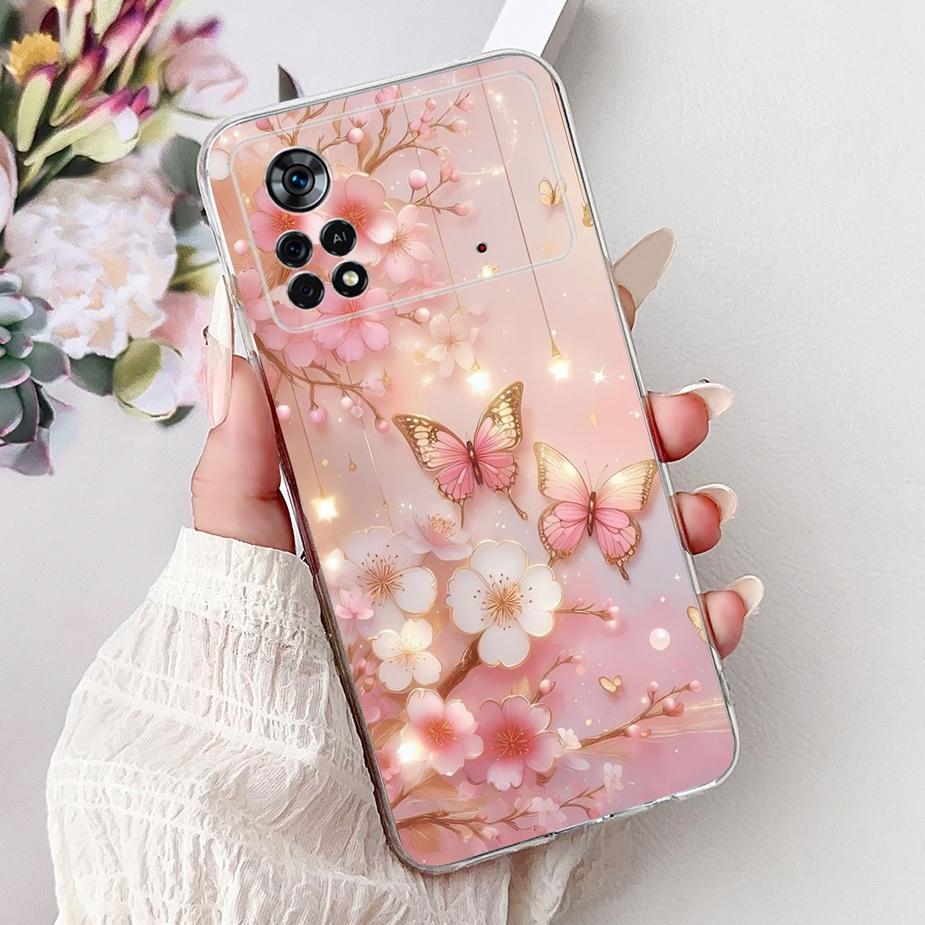 Чехол для Xiaomi Poco X4 Pro 5G Милый Кот Модный Расписной Fundas Мягкий Тонкий Чехол для Телефона Для Xiaomi Poco M4 Pro 4G 5G Задняя Крышка Сумки