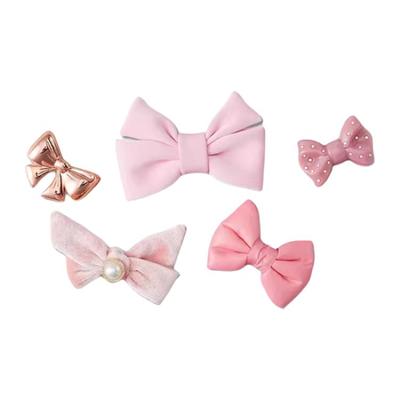 Женские аксессуары для обуви Бант Декор в розовом цвете