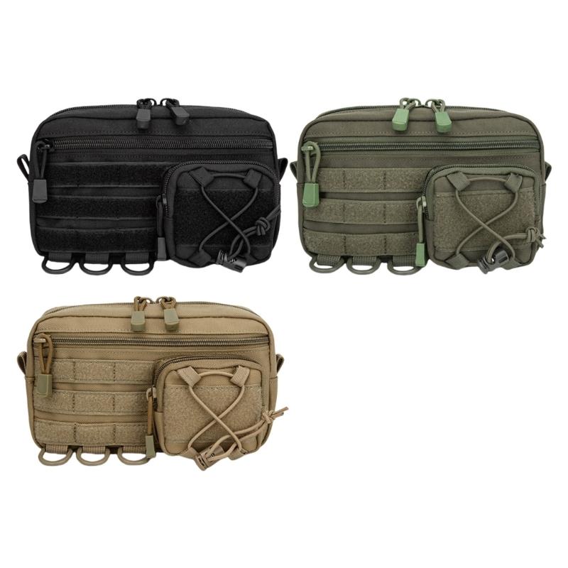 Tacticals Belt Bag Utility Bag Molles Pouch Phone Bag Travel Waist Bag Storage Bag Small Tool Bag for Outdoor Camping