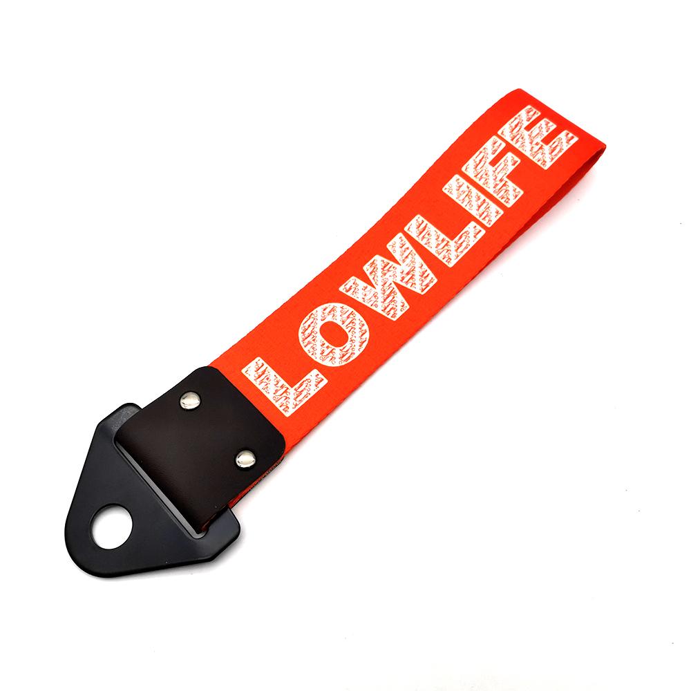 JDM Racing Culture Car Pendant Tow Strap Belt Tow Rope Ribbon Trailer Rope Bumper Towing Strap FOR Red Sun Accessories