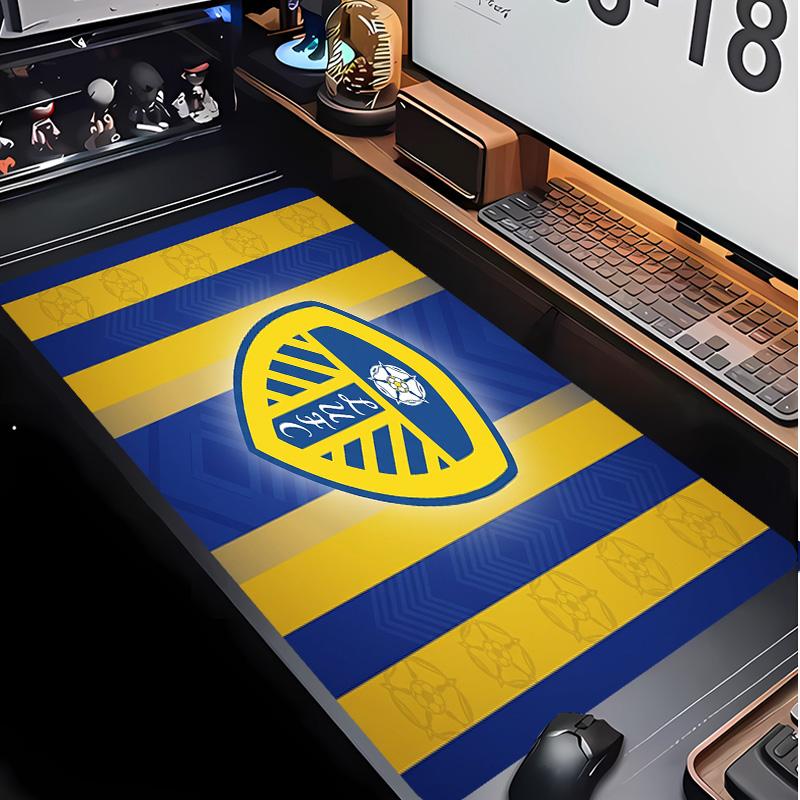 Leeds United Football Pattern Mouse Pad Non?Slip Rubber Base Gaming Mousepad For Desk Office Home