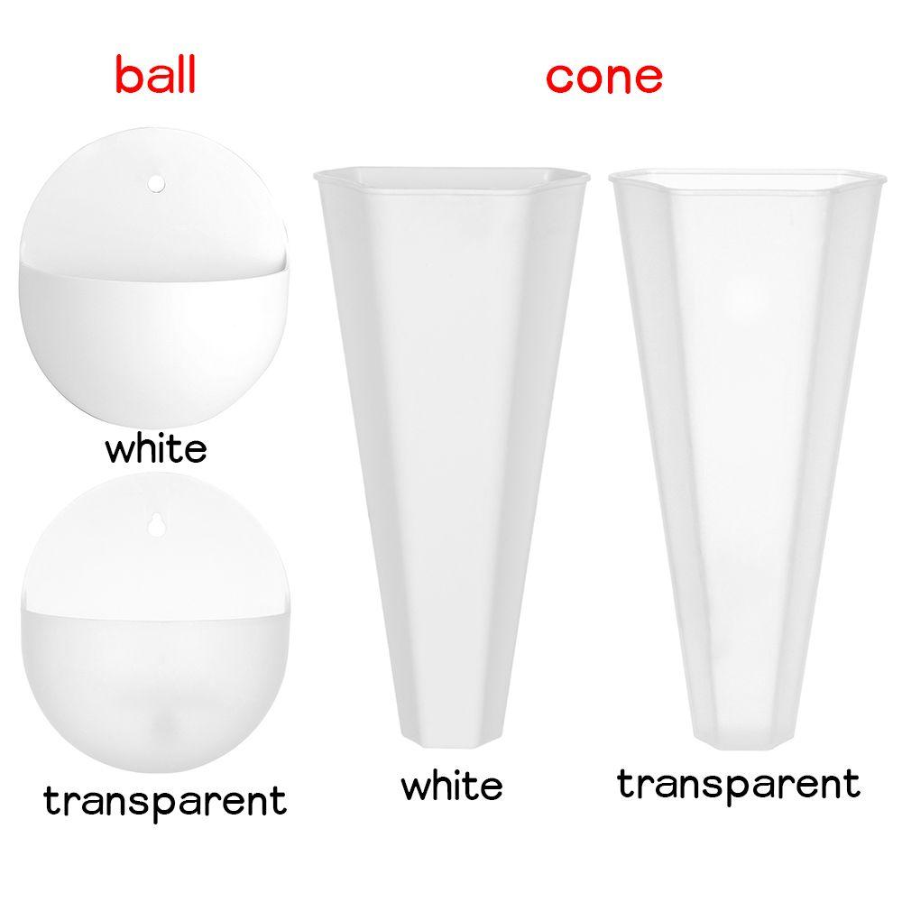 Garden Supplies Flower Holder Wall Hanging Flowerpot Hanger Vase Ball/Cone Shape Water Planting