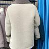 Куртка из овечьего флиса, модели на осень и зиму, плюс утолщенный бархат, куртка для мам, женская, средней длины
