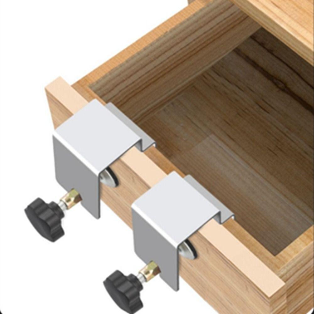 2 Pcs Adjustable Drawer Installation Fixing Clip  Installating Drawer and Panel