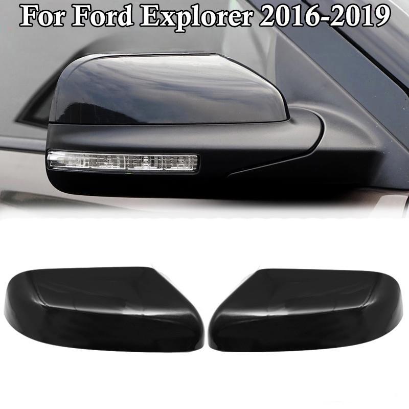 Car Side Clip-on Rearview Mirror Cover Fit for Ford Explorer 2016-2019 GB5Z17D743