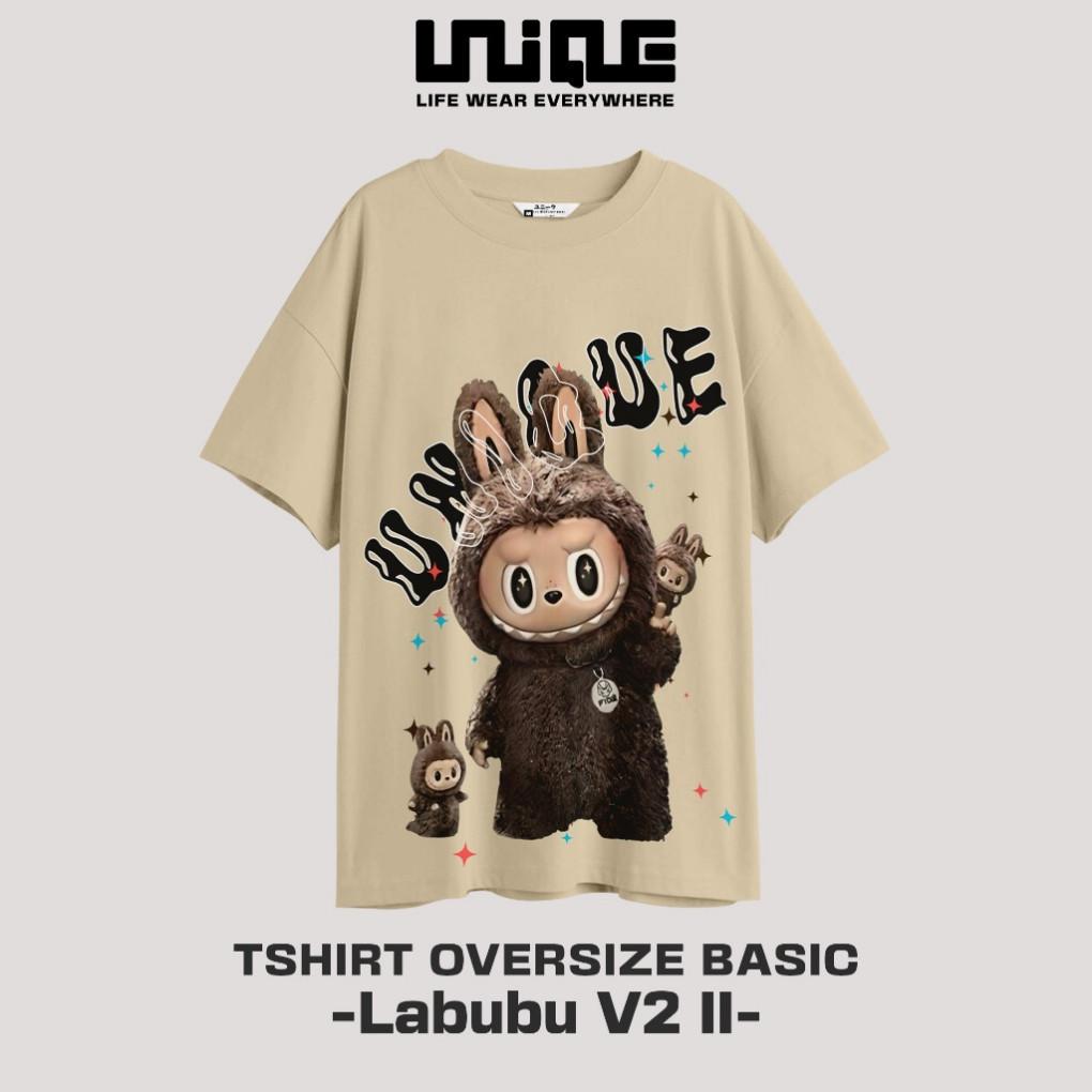 Футболка с принтом Лабубу, обычная, милый и удобный повседневный топ с короткими рукавами