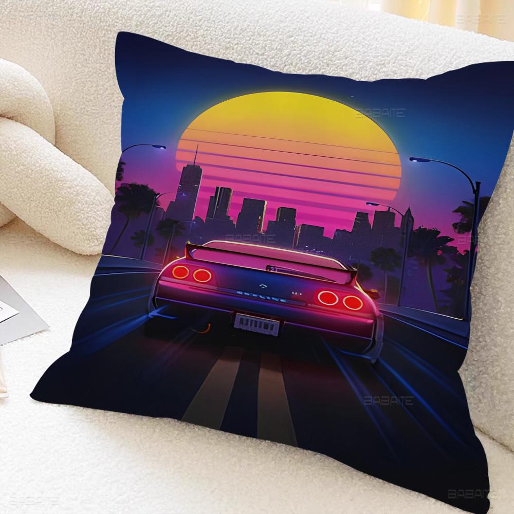Подушка с принтом Tokyo Street Racing 'Кленовый лист' Декор 'Счастливая осенняя жатва' Праздничный декор Наволочка