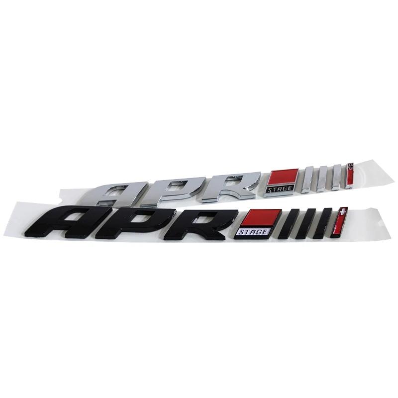 txbng3 3d ABS Logo APR Emblem Letters Car Trunk Badge Decal APR Sticker Accessories