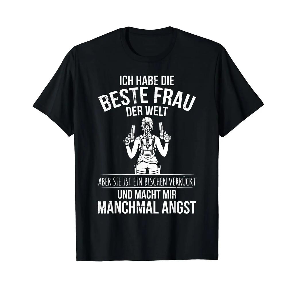 I Have The Best Wife In World Funny Husband Saying Affordable T Shirt Vintage Casual Slightly Breathable Fashion Stylish