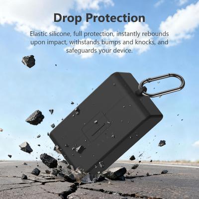 Yousheng Силиконовый защитный чехол для DJI Mic 3 Ударопрочный Защита от царапин Беспроводной микрофон Передатчик Приемник Зарядный кейс Защитная крышка