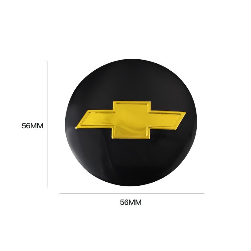 FVX1 56mm Car Wheel Hub Center Cap Metal Emblem Stickers For Chevrolet Cruze Malibu Colorado Suburban Equinox Blazer Trax Camaro Spar