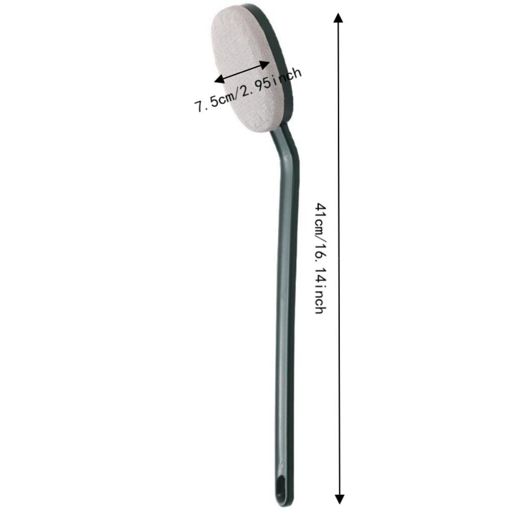 Long Handle Back Scrubber Brush Coarse/Fine Sand Exfoliating Brush Body Brush Shower