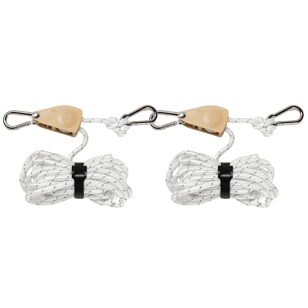 4M Кемпинговая палатка Крепежная веревка Регулируемый парашютный нейлоновый шнур Тентовый трос Трещотка Вешалка Блок Крюк Стяжной ремень