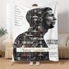 Cristiano Ronaldo (55) Customize Text Blanket Multi-purpose Customizable Blanket Comfortable Versatile for Living Room Home Decor Picnics Sofa