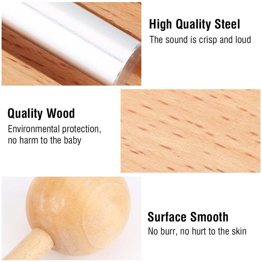 3-тональный ударный инструмент с колотушкой музыкальная развивающая игрушка для детей малышей