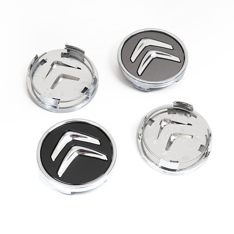 4Pcs Car Emblem Wheel Center Cover Hub Accessories For Citroen C8 DS3 C6 C3 Vts C4 Saxo C4L C5 C2 Xsara C3-XR Picasso Berlingo