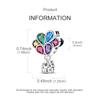 copper Vintage Iridescent Hot Air Balloon Pendant Charm Compatible With Authentic Charm Bracelets Women Do It Yourself Jewellery Gift