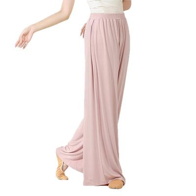 Новые брюки для современных танцев свободного кроя с широкими штанинами, профессиональный тренировочный костюм для формирования фигуры, китайский знаменитый костюм для тренировок классического танца