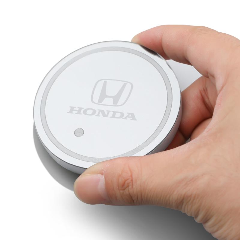 1/2pcs Led Car Cup Coaster Luminous Colorful Bottle Holder Pad For Honda Civic 10th 11th Gen Jazz City Fit Accord Pilot Odyssey