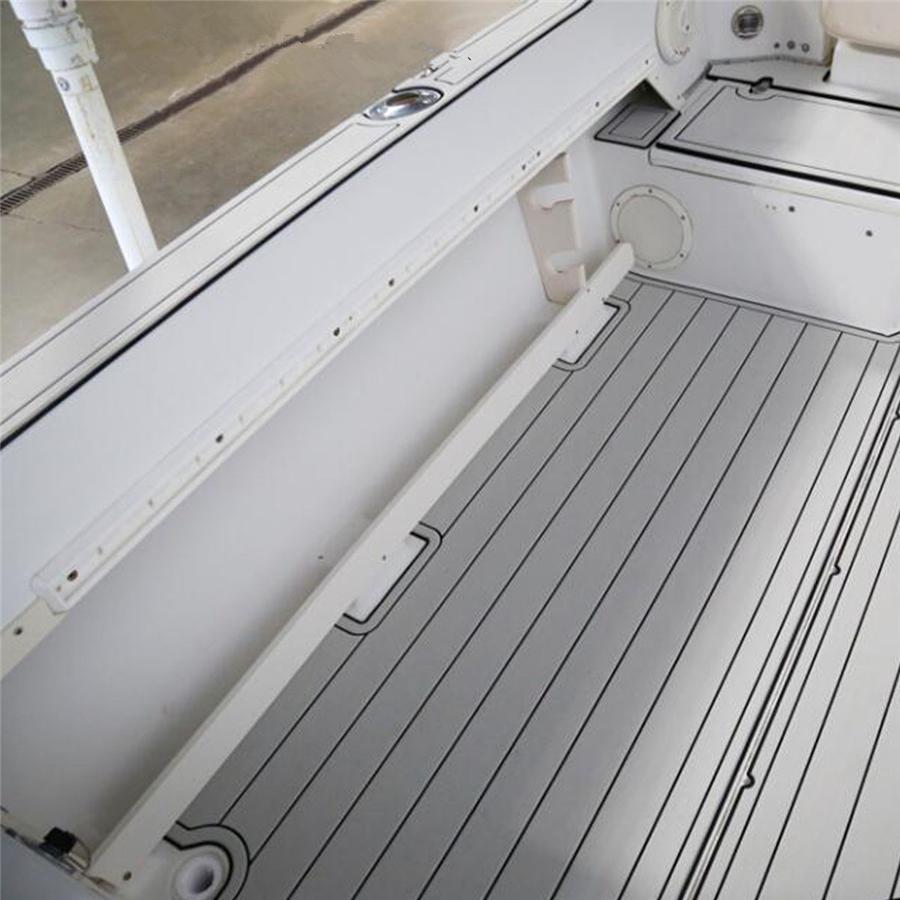 Для Евы Нескользящий коврик 240*5.8*0.6См-Темно-серый Черная полоса*5