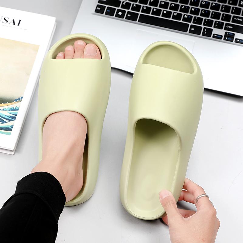 Большие размеры летних тапочек для мужчин и женщин EVA с мягкой подошвой для дома, сандалии, легкая пляжная обувь, мужские тапочки, шлепанцы