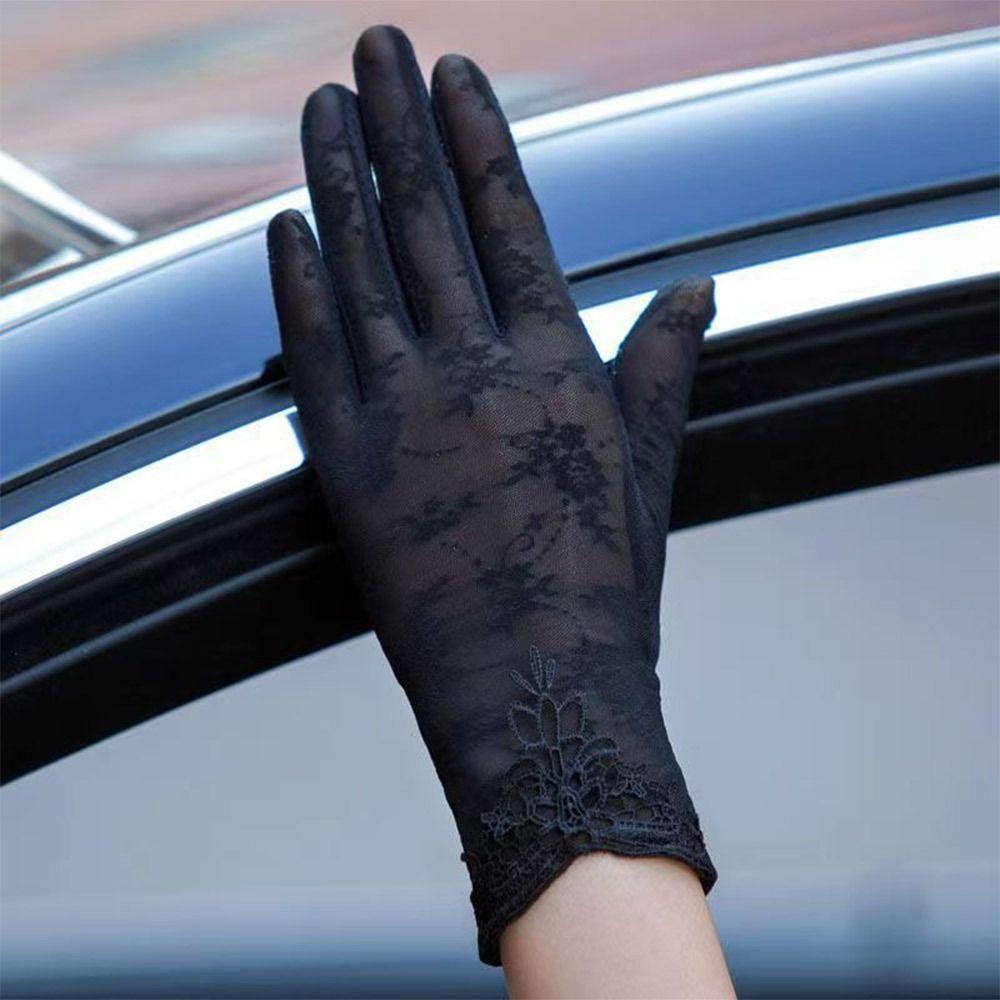 Sun Protection Sun Protection Gloves Lace Touch Screen Gloves Driving Mittens Driving Cycling