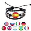 Creative Manwomen National Flag Exquisite Bracelet National Bracelet Flag