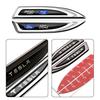 AKN1 2pcs Car Styling Side Fender Body Emblem Stickers Knife Badges Decoration For Ford Fiesta Focus 2 MK3 Mondeo MK4 Mustang Ranger