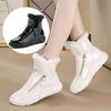 Winter Women Shoes New Flat Casual White Plus Velvet High Women 'S Snow Boots Warm Plush Ankle Boots Female Cotton Shoes