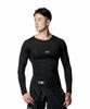 UA HG ARMOUR COMP LS CREW PK 001 Japan LG To Japanese Size Men's (equivalent L)